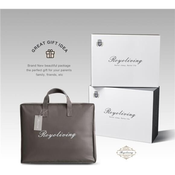 Premium Feathers Down Duvet Insert Comforter Queen Size All Season - Picture 6 of 7